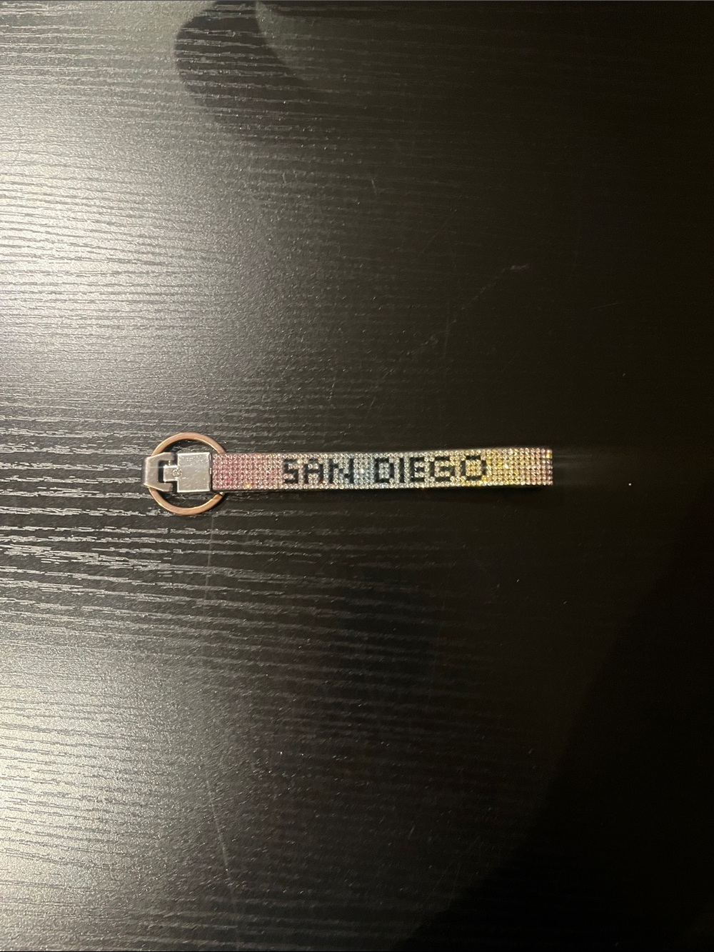 Sparkling 'San Diego' Ombre Rhinestone Key & Card Holder Strap